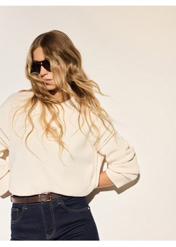 Mohito - Sweter basic - kremowy ze sklepu Mohito w kategorii Swetry damskie - zdjęcie 189244536