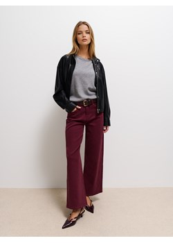 Mohito - Jeansy wide leg petite - mahoń ze sklepu Mohito w kategorii Jeansy damskie - zdjęcie 189244857