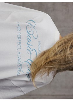 Mohito - T-shirt oversize - kremowy ze sklepu Mohito w kategorii Bluzki damskie - zdjęcie 189244976