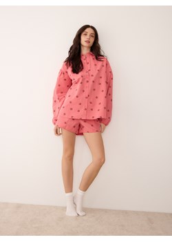 Reserved - Dwuczęściowa piżama we wzory - intenstywna czerwień ze sklepu Reserved w kategorii Piżamy damskie - zdjęcie 189245337