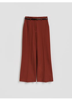 Reserved - Spodnie z paskiem - miedziany ze sklepu Reserved w kategorii Spodnie damskie - zdjęcie 189245495