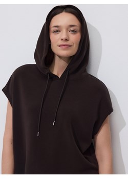Reserved - Bluza bez rękawów - ciemnobrązowy ze sklepu Reserved w kategorii Bluzy damskie - zdjęcie 189245519