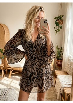 Sinsay - Wzorzysta sukienka mini - wielobarwny ze sklepu Sinsay w kategorii Sukienki - zdjęcie 189247216