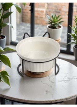 Sinsay - Miska dla zwierząt z metalowym stelażem - biały ze sklepu Sinsay w kategorii Dla zwierząt - zdjęcie 189247279