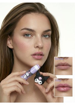 Sinsay - Jagodowy balsam do ust w dekoracyjnym opakowaniu Kuromi - fioletowy ze sklepu Sinsay w kategorii Błyszczyki do ust - zdjęcie 189247296