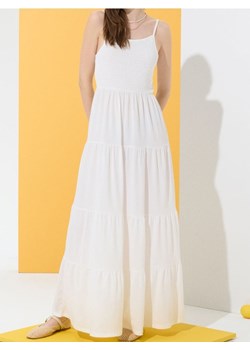 Sinsay - Letnia sukienka maxi - kremowy ze sklepu Sinsay w kategorii Sukienki - zdjęcie 189247418