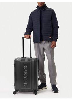 Walizka średnia Hunter CEO-HUNTER-M-001-08-BLACK Czarny ze sklepu eobuwie.pl w kategorii Walizki - zdjęcie 189247476