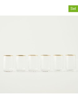 BELLA MAISON Szklanki (6 szt.) w kolorze złotym - 135 ml ze sklepu Limango Polska w kategorii Naczynia - zdjęcie 189247917