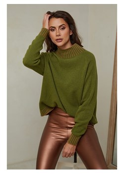 Joséfine Sweter "Csepreg" w kolorze khaki ze sklepu Limango Polska w kategorii Swetry damskie - zdjęcie 189248145