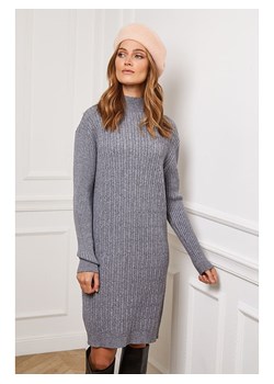 Joséfine Sukienka dzianinowa "Doumbia" w kolorze szarym ze sklepu Limango Polska w kategorii Sukienki - zdjęcie 189248175