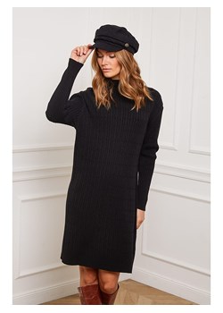 Joséfine Sukienka dzianinowa "Doumbia" w kolorze czarnym ze sklepu Limango Polska w kategorii Sukienki - zdjęcie 189248185