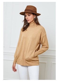 Joséfine Golf "Elona" w kolorze beżowym ze sklepu Limango Polska w kategorii Swetry damskie - zdjęcie 189248238