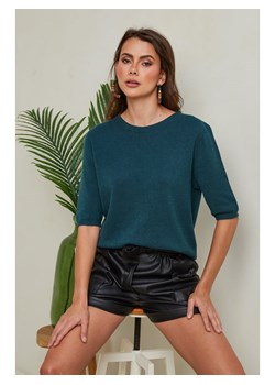 Joséfine Sweter "Kalocsa" w kolorze ciemnozielonym ze sklepu Limango Polska w kategorii Swetry damskie - zdjęcie 189248557