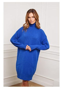 So Cachemire Sukienka dzianinowa "Landreau" w kolorze niebieskim ze sklepu Limango Polska w kategorii Sukienki - zdjęcie 189248607