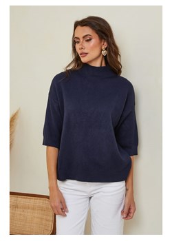 Joséfine Sweter "Mahouca" w kolorze granatowym ze sklepu Limango Polska w kategorii Swetry damskie - zdjęcie 189248707