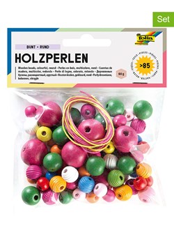 folia PAPER Drewniane koraliki w różnych kolorach - 60 g ze sklepu Limango Polska w kategorii Zabawki - zdjęcie 189248828