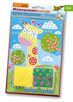 folia PAPER Zestaw mozaiki "Giraffe" z pianki gumowej - 3+ ze sklepu Limango Polska w kategorii Zabawki - zdjęcie 189249108