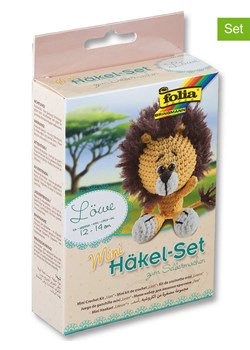 folia PAPER Mini zestaw "Lion" do szydełkowania - 8+ ze sklepu Limango Polska w kategorii Zabawki - zdjęcie 189249148