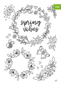 folia PAPER Zestaw "Bloom&amp;Grow Premium" w różnych kolorach do dekoracji okien ze sklepu Limango Polska w kategorii Zabawki - zdjęcie 189249319