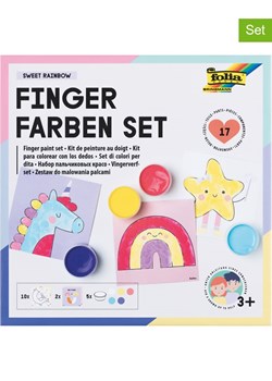 folia PAPER Zestaw "Sweet Rainbow" do malowania palcami - 3+ ze sklepu Limango Polska w kategorii Zabawki - zdjęcie 189249359