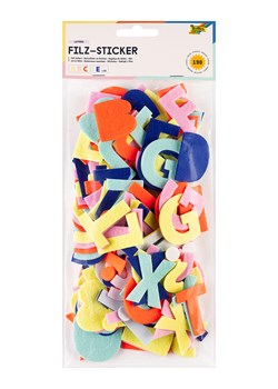 folia PAPER Naklejki filcowe (190 szt.) "Letters" - 5+ ze sklepu Limango Polska w kategorii Zabawki - zdjęcie 189249747