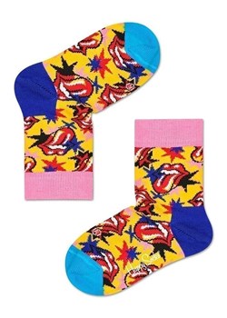 Happy Socks Skarpety "Rolling stones" ze wzorem ze sklepu Limango Polska w kategorii Skarpetki dziecięce - zdjęcie 189249937