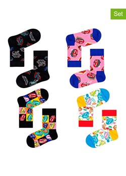 Happy Socks 4-częściowy zestaw prezentowy ze wzorem ze sklepu Limango Polska w kategorii Skarpetki dziecięce - zdjęcie 189249949