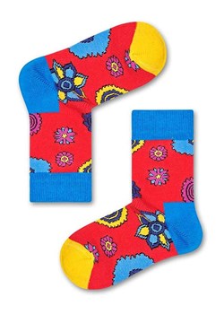Happy Socks Skarpety "Flower Power" w kolorze czerwono-niebieskim ze sklepu Limango Polska w kategorii Skarpetki dziecięce - zdjęcie 189249956