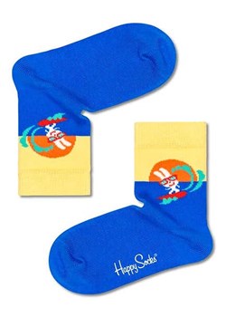 Happy Socks Skarpety "Surfing Bunny" w kolorze niebiesko-żółtym ze sklepu Limango Polska w kategorii Skarpetki dziecięce - zdjęcie 189249995