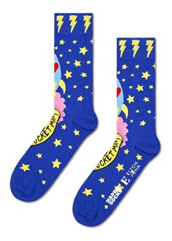 Happy Socks Skarpety "Rocket man Elton John" w kolorze niebiesko-żółtym ze sklepu Limango Polska w kategorii Skarpetki męskie - zdjęcie 189250067
