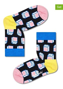 Happy Socks Skarpety (2 pary) ze wzorem ze sklepu Limango Polska w kategorii Skarpetki dziecięce - zdjęcie 189250119