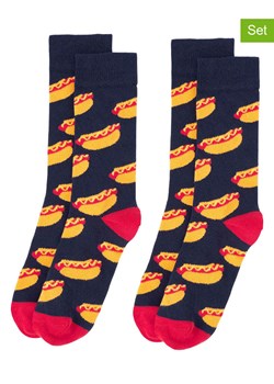 Happy Socks Skarpety (2 pary) ze wzorem ze sklepu Limango Polska w kategorii Skarpetki męskie - zdjęcie 189250269