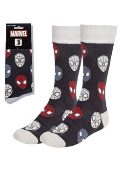 Lucky Socks Skarpety "Spiderman" w kolorze szaro-antracytowo-bordowym ze sklepu Limango Polska w kategorii Skarpetki męskie - zdjęcie 189250298