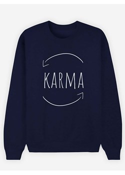 WOOOP Bluza "Karma" w kolorze granatowym ze sklepu Limango Polska w kategorii Bluzy damskie - zdjęcie 189250957
