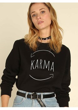 WOOOP Bluza "Karma" w kolorze czarnym ze sklepu Limango Polska w kategorii Bluzy damskie - zdjęcie 189250958