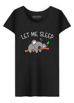 WOOOP Koszulka "Let Me Sleep" w kolorze czarnym ze sklepu Limango Polska w kategorii Bluzki damskie - zdjęcie 189250977