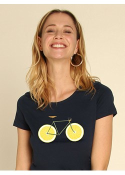WOOOP Koszulka "Zest" w kolorze granatowym ze sklepu Limango Polska w kategorii Bluzki damskie - zdjęcie 189250986