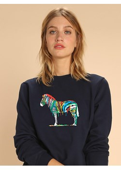 WOOOP Bluza "Fresh Paint" w kolorze granatowym ze sklepu Limango Polska w kategorii Bluzy damskie - zdjęcie 189250988
