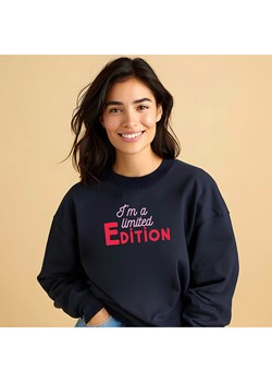 WOOOP Bluza "I´m a limited edition" w kolorze granatowym ze sklepu Limango Polska w kategorii Bluzy damskie - zdjęcie 189251079