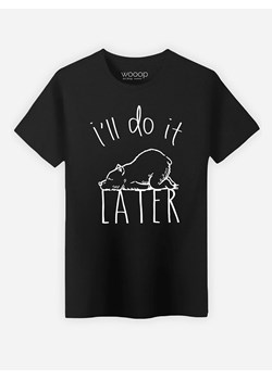 WOOOP Koszulka "I'll Do It Later" w kolorze czarnym ze sklepu Limango Polska w kategorii T-shirty męskie - zdjęcie 189251199