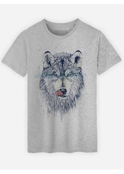 WOOOP Koszulka "Dinner Time" w kolorze szarym ze sklepu Limango Polska w kategorii T-shirty męskie - zdjęcie 189251216
