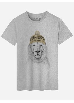 WOOOP Koszulka "Winter is coming" w kolorze szarym ze sklepu Limango Polska w kategorii T-shirty męskie - zdjęcie 189251235