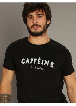 WOOOP Koszulka "Caffeine Please" w kolorze czarnym ze sklepu Limango Polska w kategorii T-shirty męskie - zdjęcie 189251258