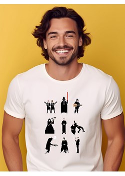 WOOOP Koszulka "Men in Black" w kolorze białym ze sklepu Limango Polska w kategorii T-shirty męskie - zdjęcie 189251306