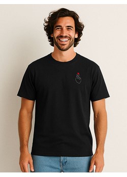 WOOOP Koszulka "K Love Cur" w kolorze czarnym ze sklepu Limango Polska w kategorii T-shirty męskie - zdjęcie 189251396