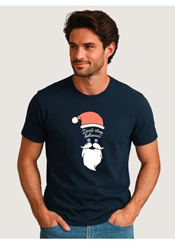 WOOOP Koszulka "Dont stop believin" w kolorze granatowo-czerwono-białym ze sklepu Limango Polska w kategorii T-shirty męskie - zdjęcie 189251406