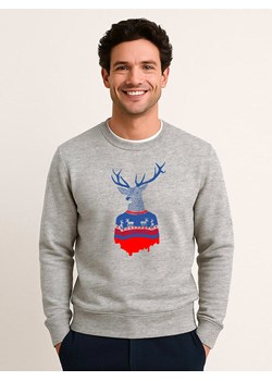 WOOOP Bluza w kolorze szarym ze sklepu Limango Polska w kategorii Bluzy męskie - zdjęcie 189251415