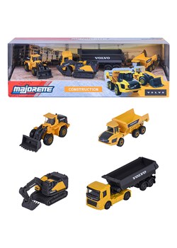 Dickie 4-częściowy zestaw "Volvo Construction" w kolorze żółtym - 3+ ze sklepu Limango Polska w kategorii Zabawki - zdjęcie 189251835