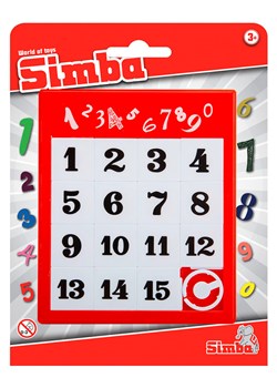 Simba Puzzle przesuwane "Liczby" w kolorze czerwonym - 3+ ze sklepu Limango Polska w kategorii Puzzle - zdjęcie 189252077