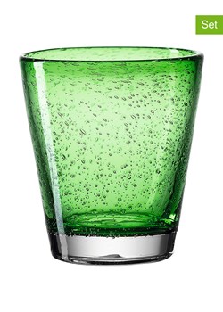 LEONARDO Szklanki (2 szt.) "Burano" w kolorze zielonym - 330 ml ze sklepu Limango Polska w kategorii Naczynia - zdjęcie 189252457